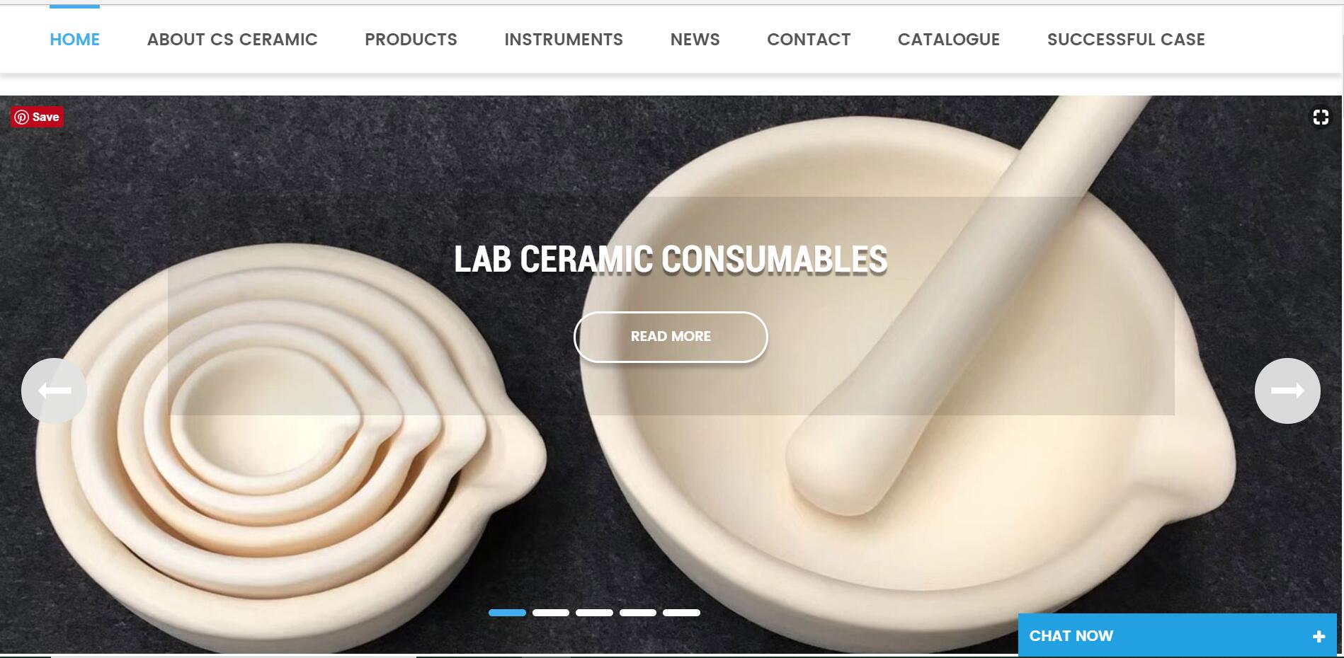 Site-ul oficial CS ceramic are acum zece tipuri de interfețe lingvistice