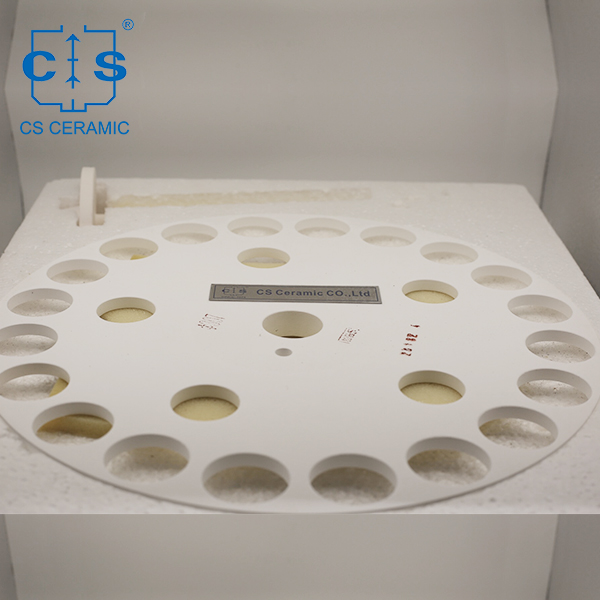 Tavă rotativă de cenușă ceramică și arbore pentru analizorul de proximitate CKIC 5E-MAG6700 - Test TGA
