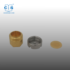 100μl Reusable High Pressure Crucible with lid/seal gold plated for Netzsch 6.239.2-92.8.00